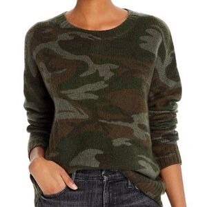 Rails Perci Jungle Camo Crew-Neck Pullover Sweater SMALL